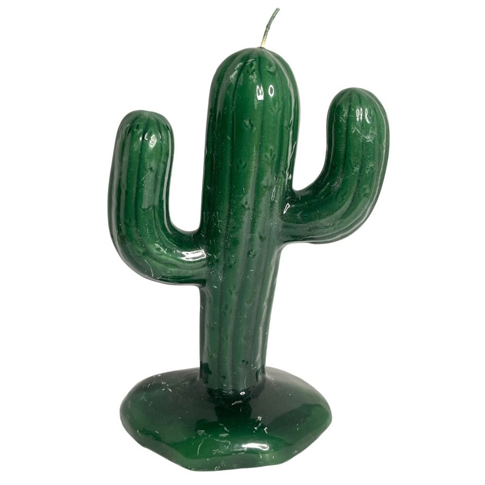 VTG Candle Green Cactus Southwestern Desert Plant Saguaro Décor Mexico Arizona - Picture 2 of 9